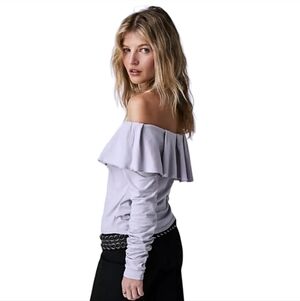 FREE PEOPLE Everything Always Off The Shoulder Top Medium